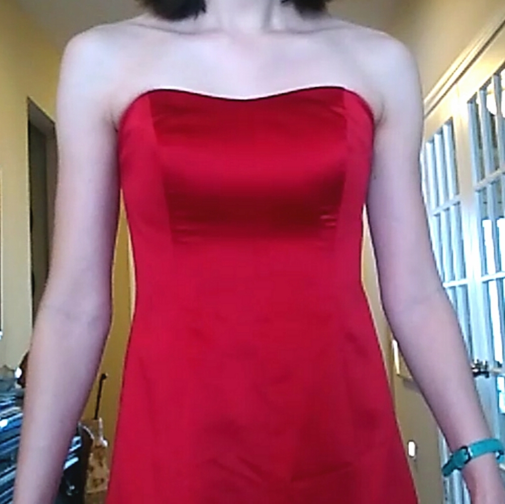 Beautiful David's Bridal Red Dress